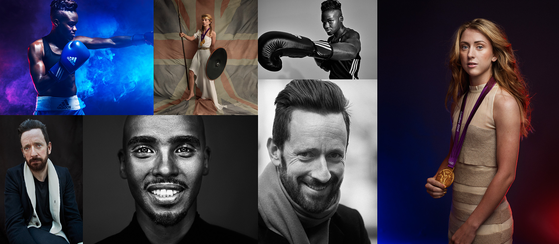 Olympians - Nicola Adams, Laura Yrott, Bradley Wiggins, Mo Farah
