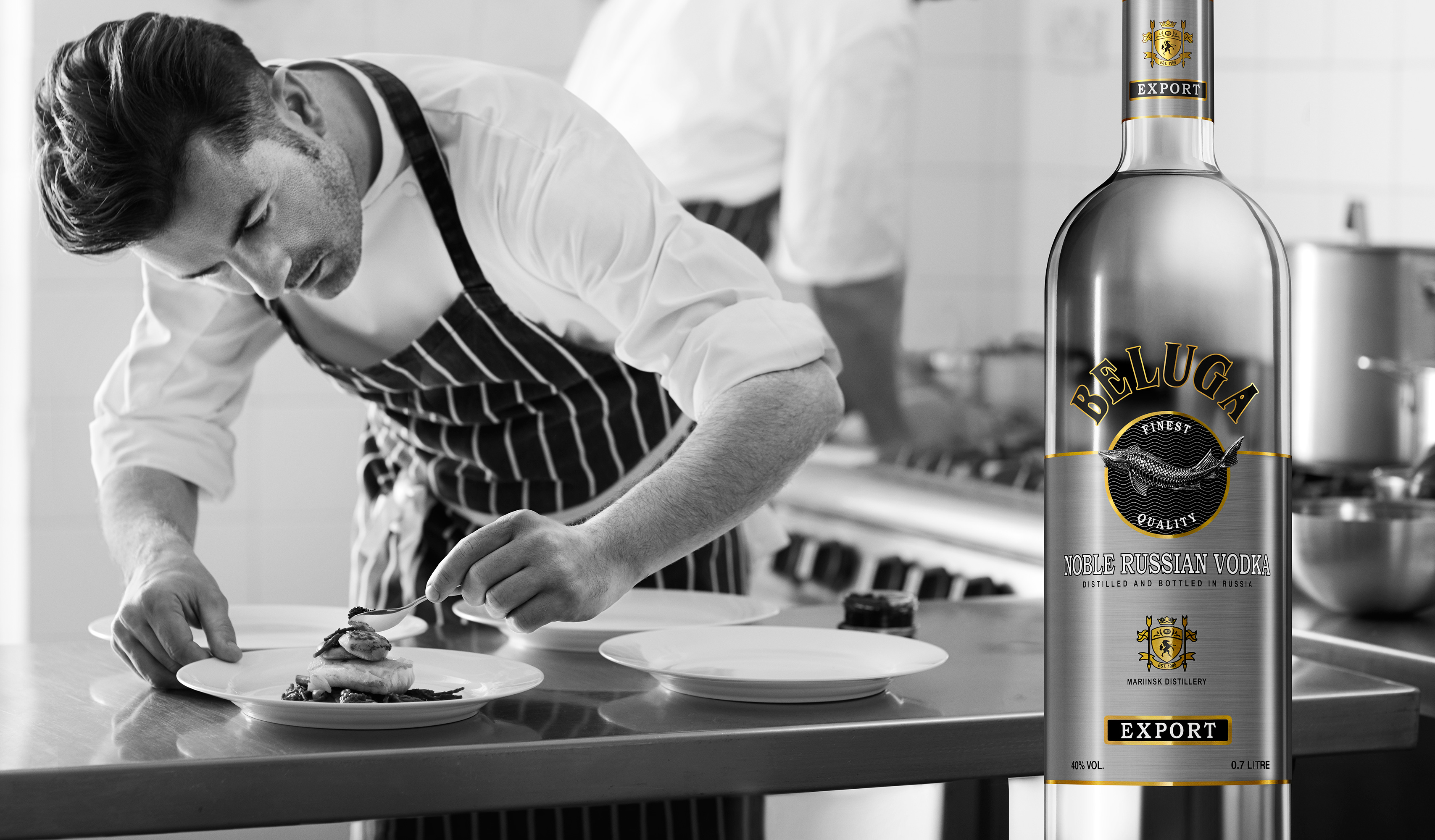 Photograph 2016 Chris Floyd Beluga Vodka Beluga Vodka - Advertising;Lifestyle;Alcohol;Vodka;Russia;Billboard;Location