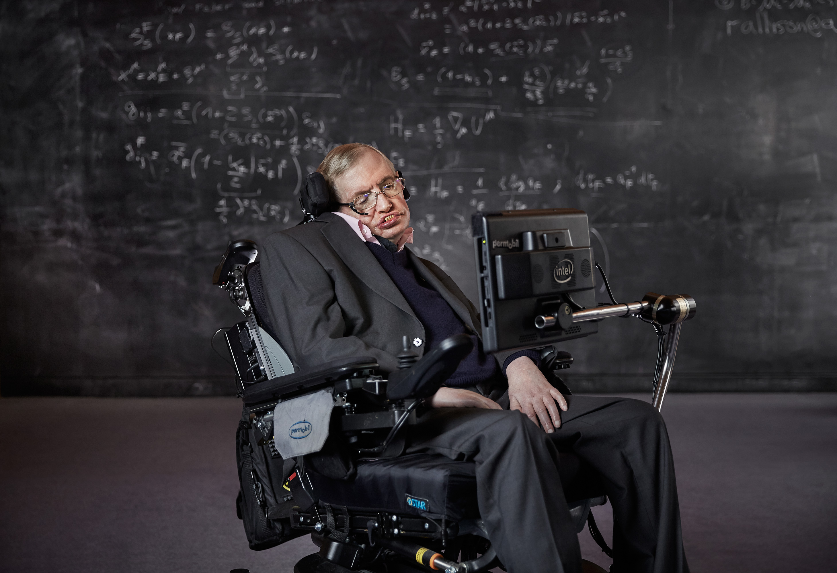 Photograph Copyright © Chris Floyd Professor Stephen Hawking Professor Stephen Hawking - Male;Portrait;Location;Scientist;Science;Genius;Paralysed;ALS;Motor;Neurone;Disease;MND